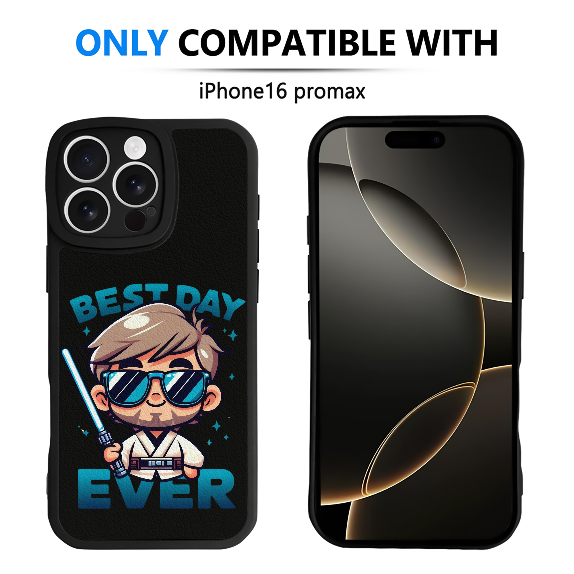 （画像用） スター・ウォーズ Star Wars 【iPhone 16シリーズ対応】シリコンスマホケース（レザー調） 材質：シリコン